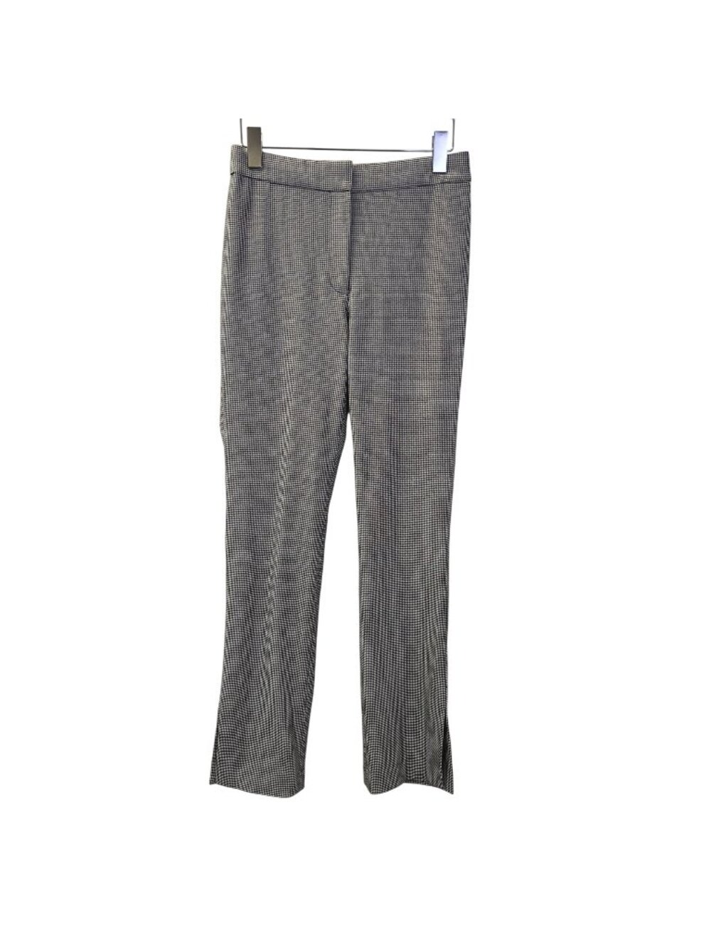 Aritzia Babaton Atelier Numero Houndstooth Split Hem Trouser Pants Size 4